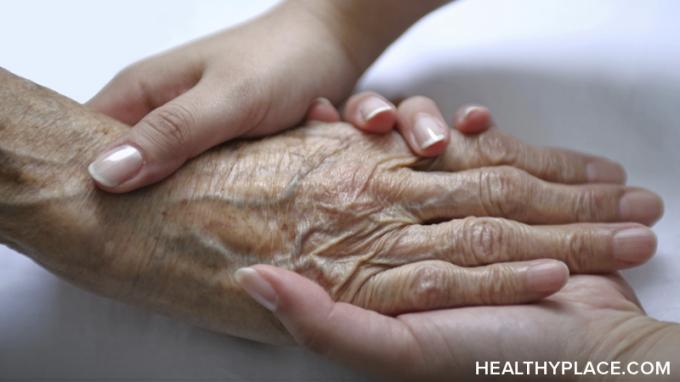 Alzheimer hastalığı ilerledikçe, hasta iletişim, muhakeme ve hafıza kaybı ile ilgili ciddi zorluklarla karşılaşabilir. HealthyPlace'da bununla başa çıkmanın bazı yollarını öğrenin.