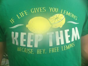 Hayat sana limon veriyor, panik yapma